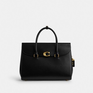 Coach Broome Carryall Bag 36 Brass/Black | COH865158