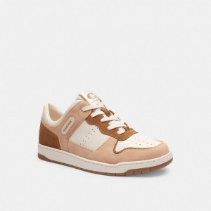 Coach C201 Low Top Sneaker Chalk/Beechwood | COH865826