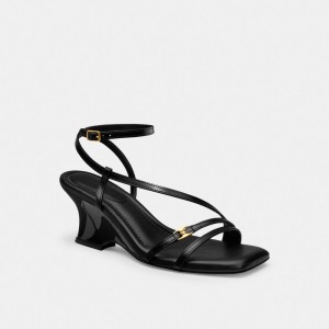 Coach Cait Sandal Black | COH865733