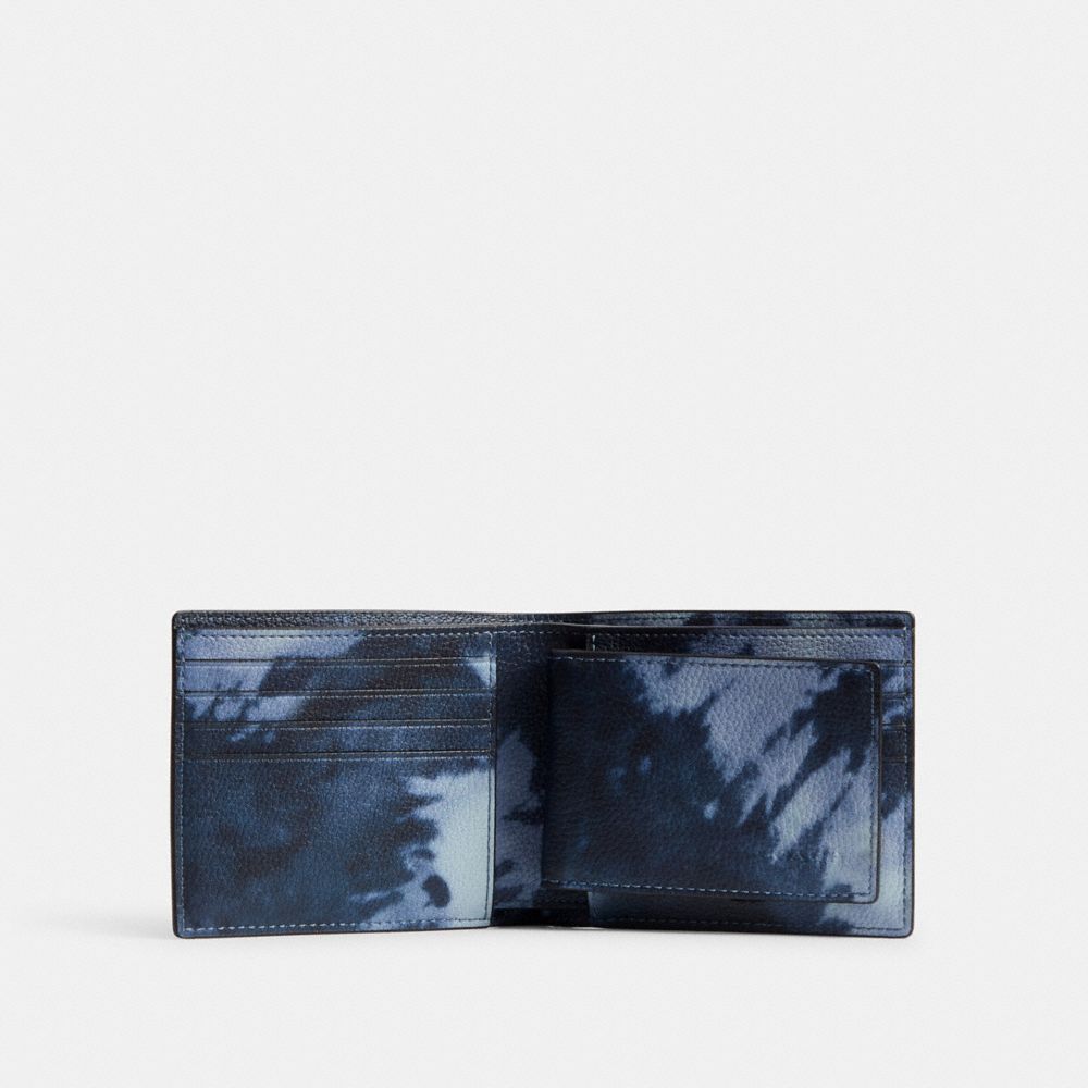 Coach 3 In 1 Wallet With Tie Dye Print Midnight Navy Multi | COH866726