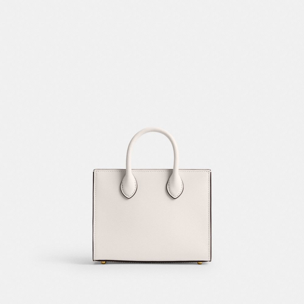 Coach Ace Tote Bag 17 Calf Leather/Brass/Chalk | COH865201