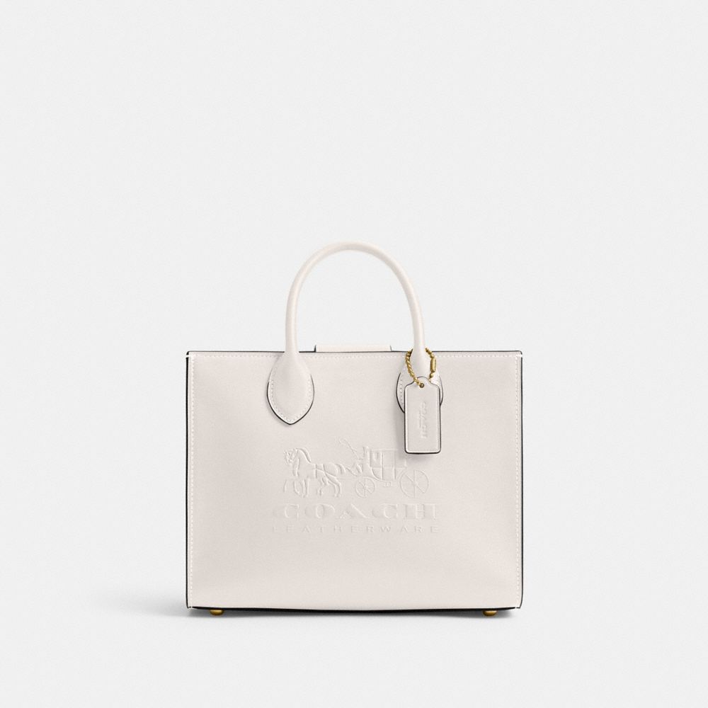 Coach Ace Tote Bag 26 Brass/Chalk | COH865047