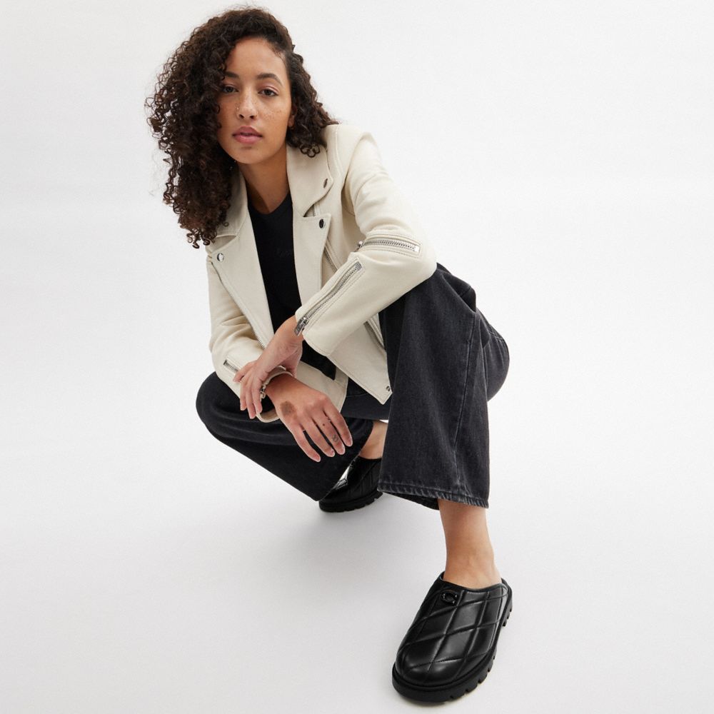 Coach Alyssa Clog With Quilting Black | COH865766