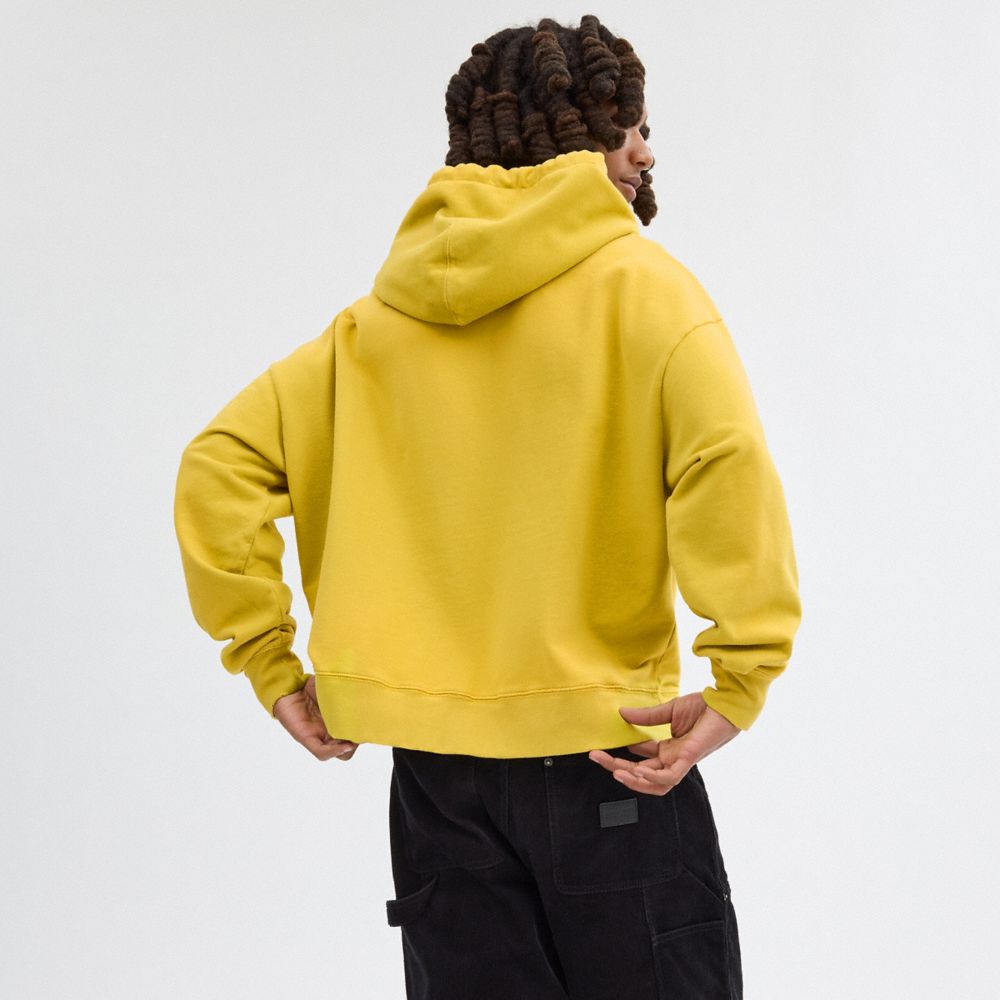 Coach Americana Hoodie Yellow | COH866900
