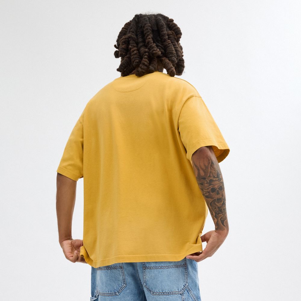 Coach Americana T Shirt Yellow | COH866927