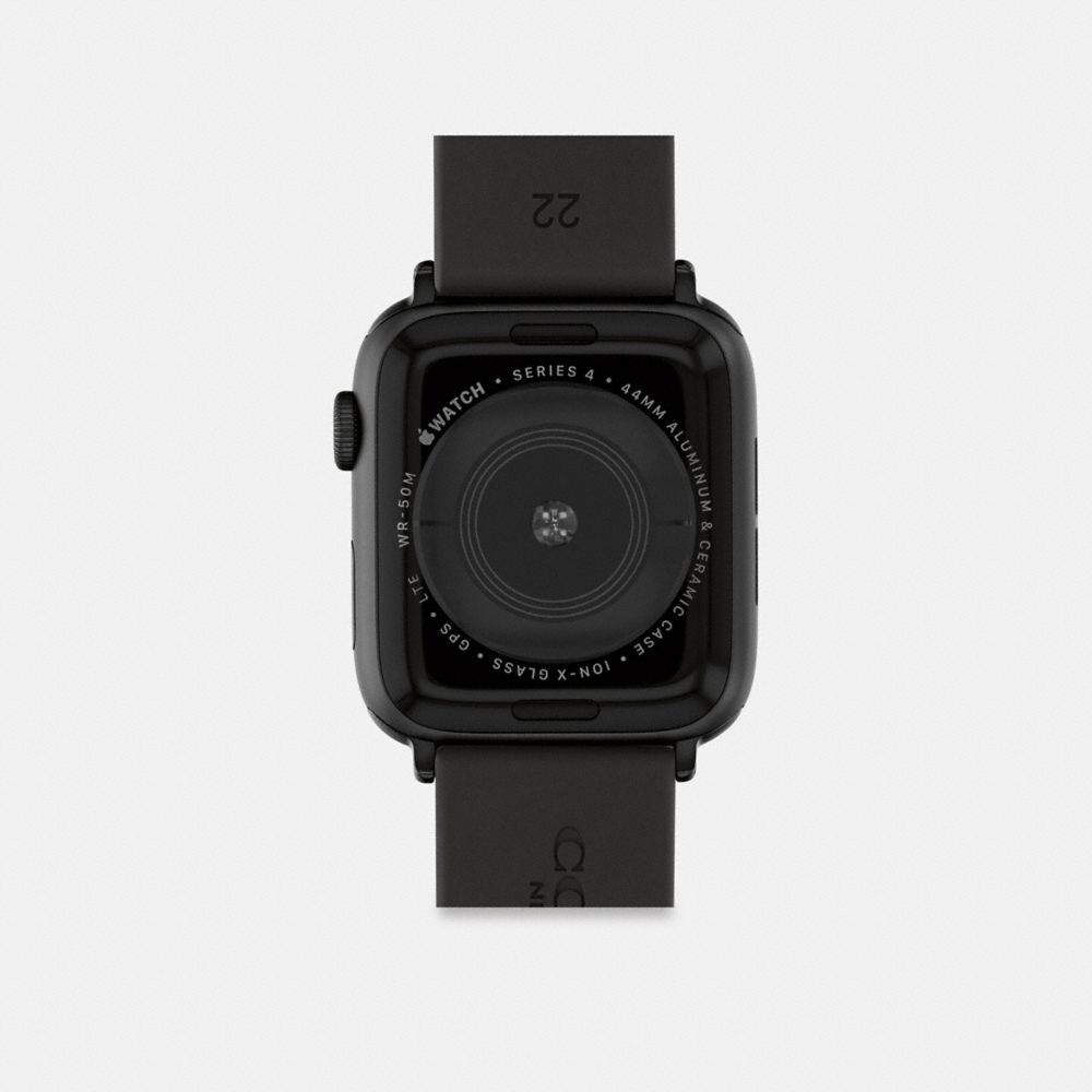 Coach Apple Watch® Strap, 42 Mm, 44 Mm And 45 Mm Black | COH866960