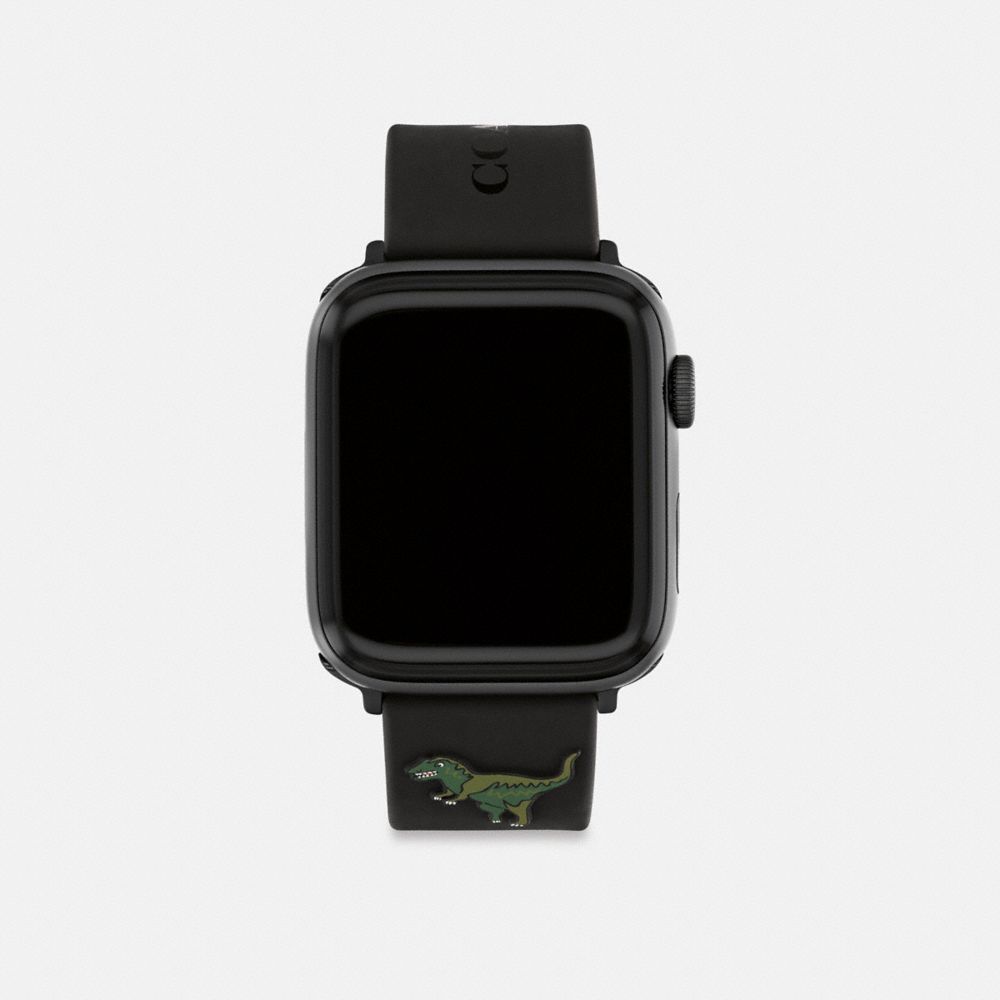 Coach Apple Watch® Strap, 42 Mm, 44 Mm And 45 Mm Black | COH866960