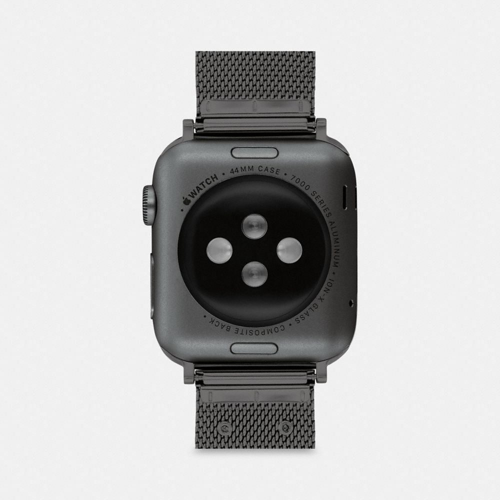 Coach Apple Watch® Strap, 42 Mm And 44 Mm Black | COH866272