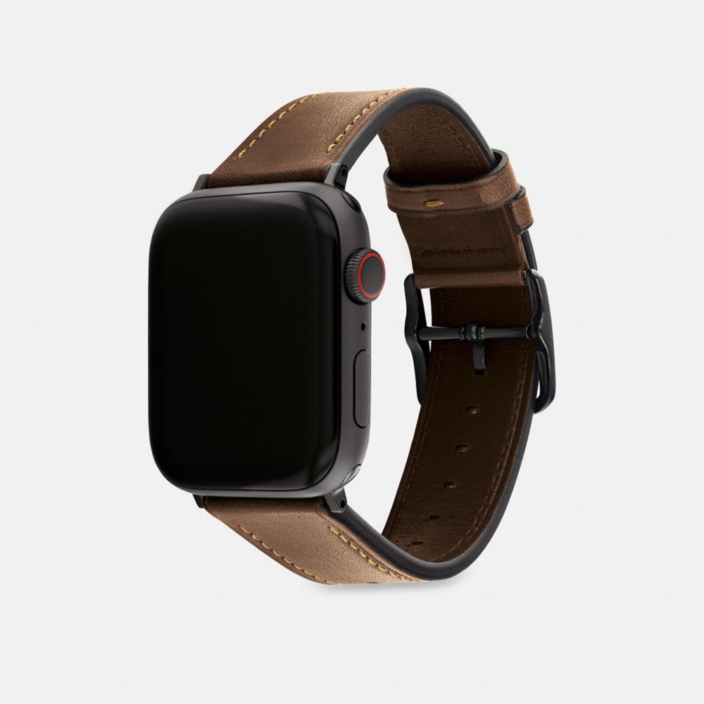Coach Apple Watch® Strap, 42 Mm And 44 Mm Saddle | COH866967
