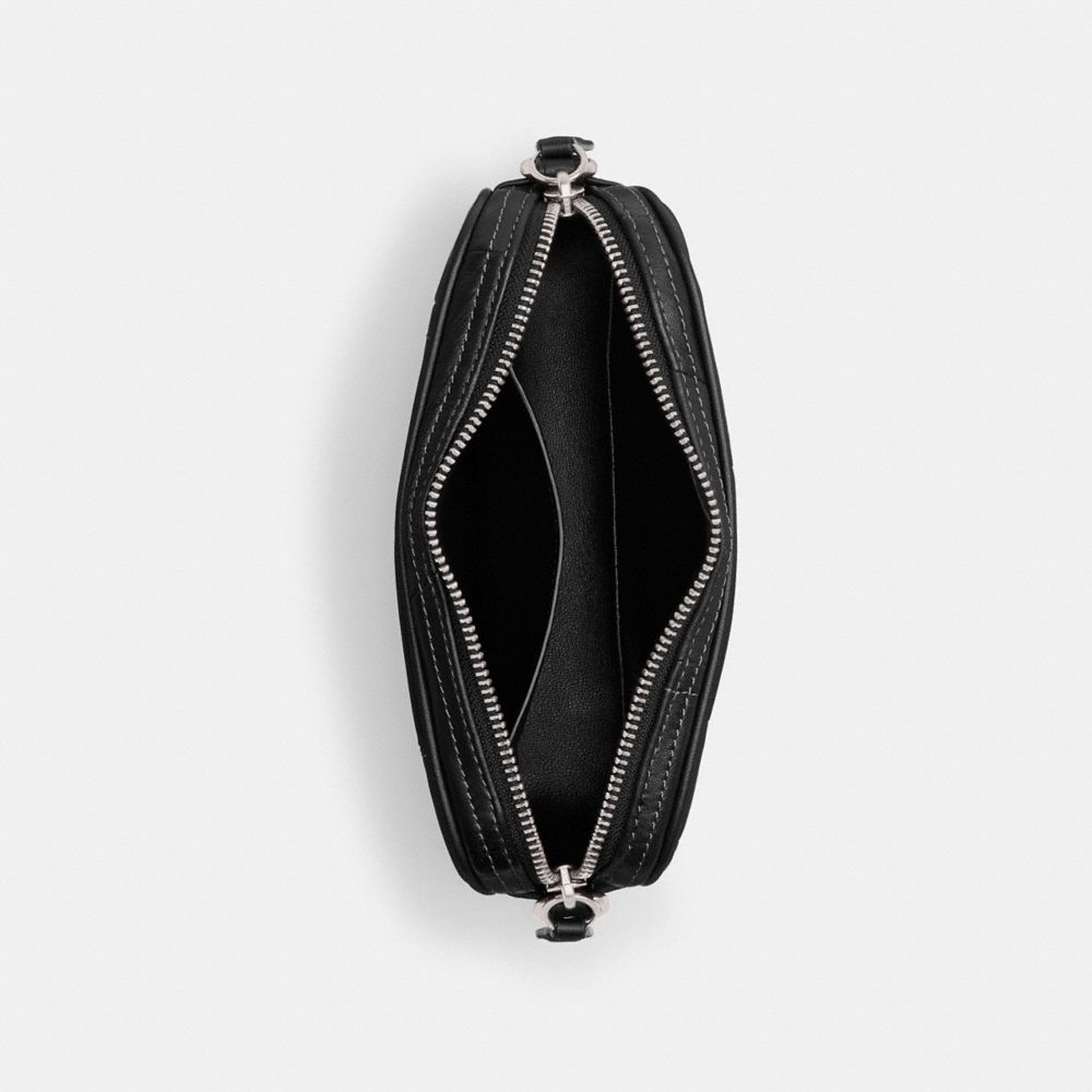 Coach Avery Shoulder Bag In Patchwork Silver/Black | COH865371