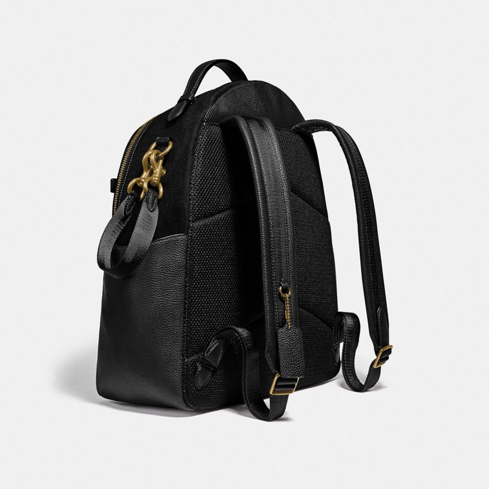 Coach Baby Backpack Brass/Black | COH865470