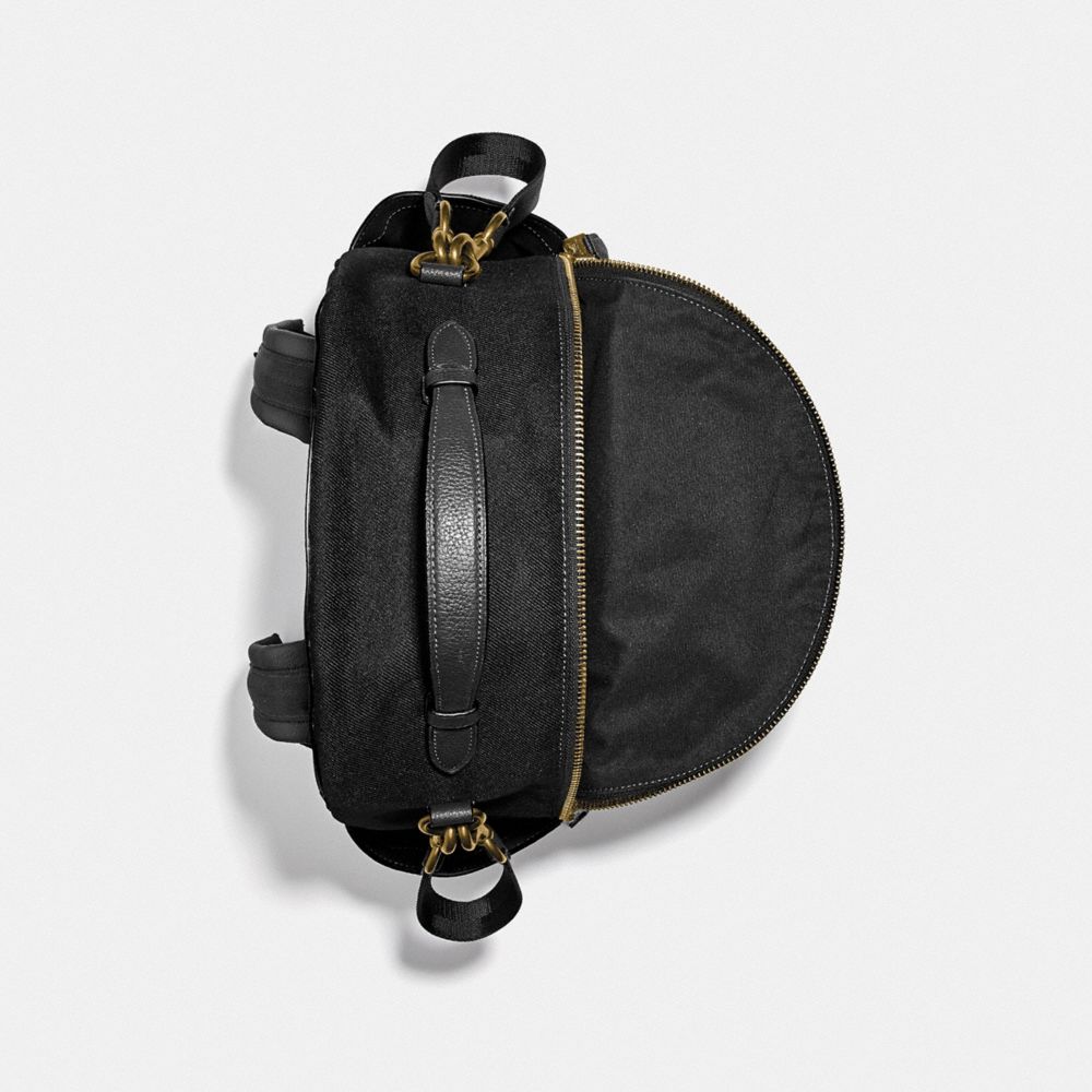 Coach Baby Backpack Brass/Black | COH865470