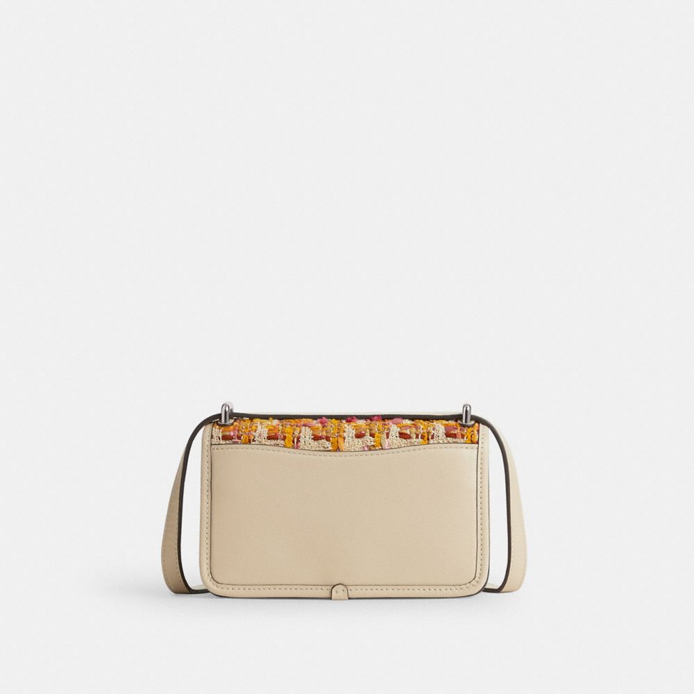 Coach Bandit Crossbody Bag In Tweed Luxe Refined Calf Leather/Silver/Neutral Multi | COH865367