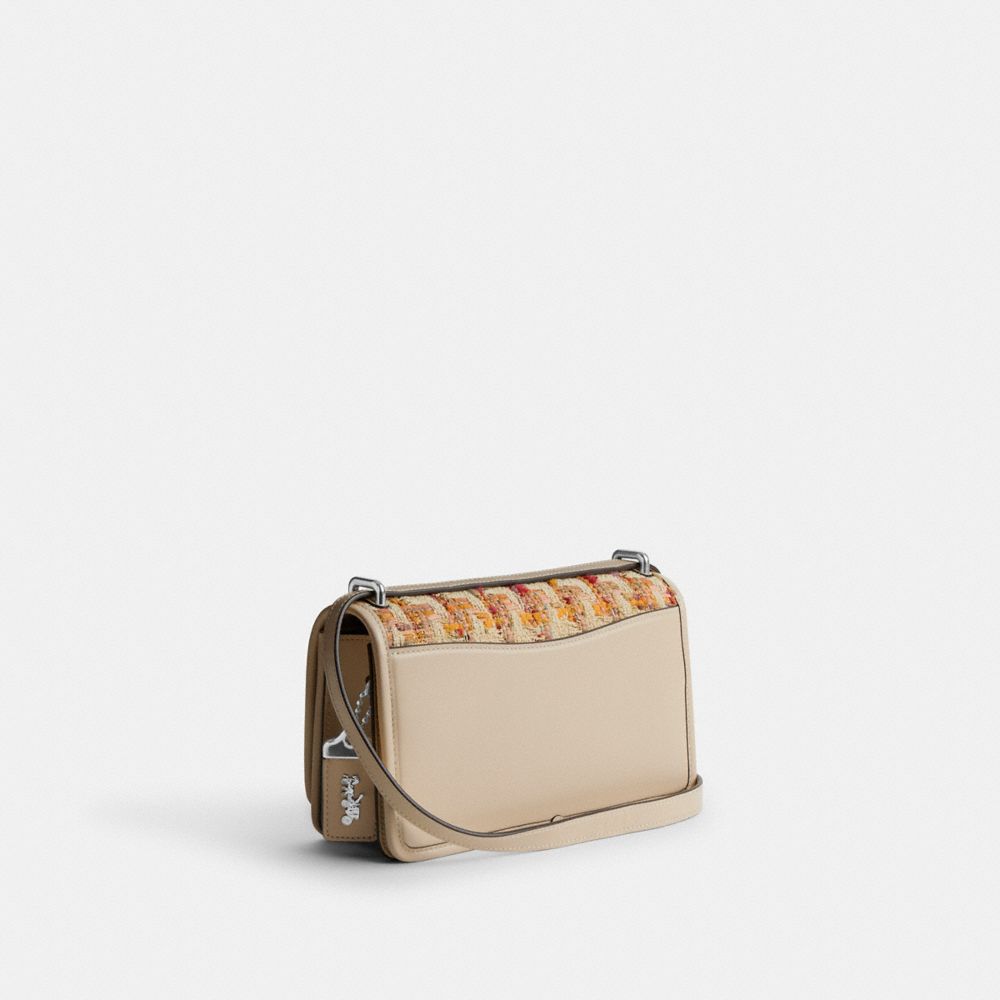 Coach Bandit Shoulder Bag In Tweed Silver/Neutral Multi | COH865340