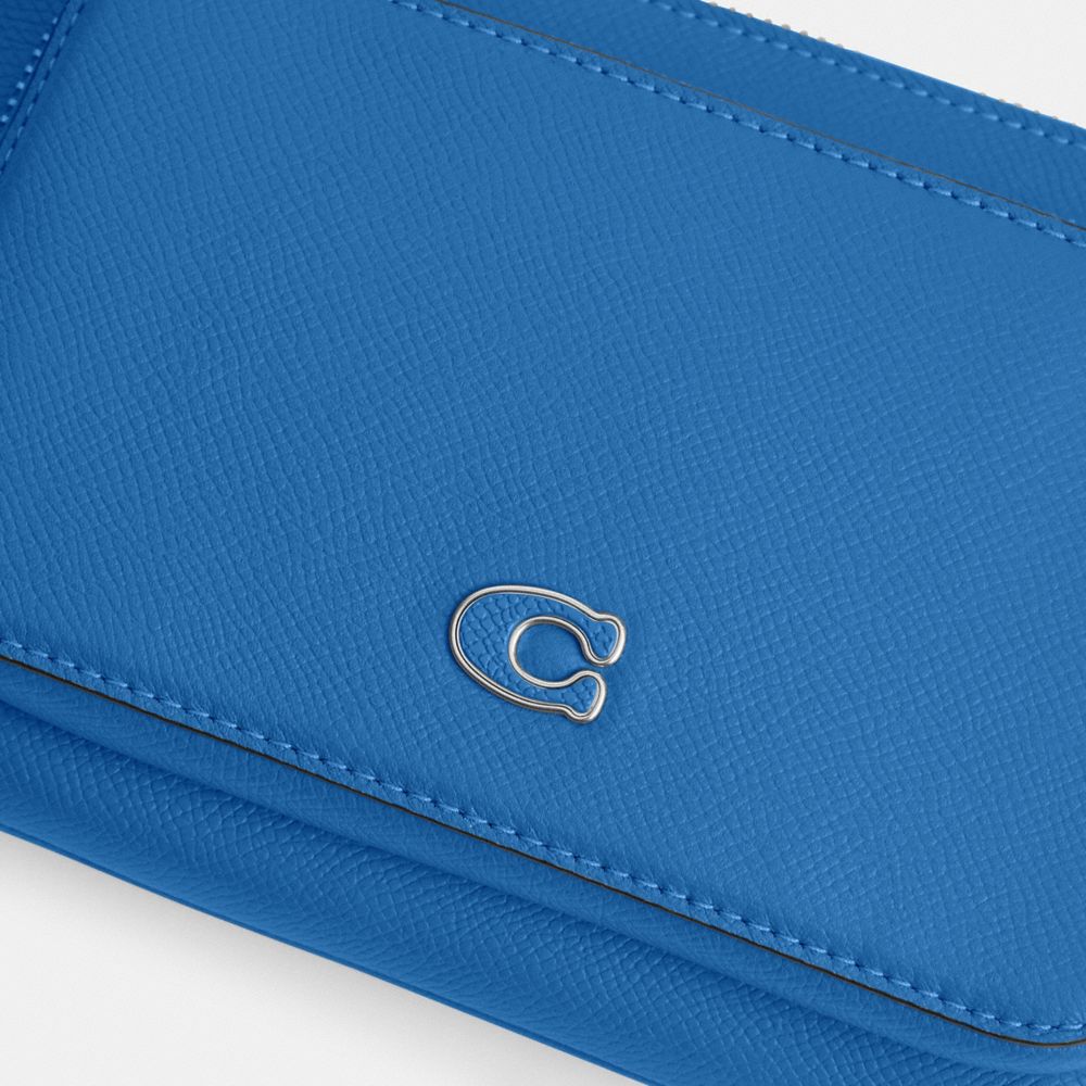 Coach Belt Bag With Signature Canvas Interior Detail Blueberry | COH866537