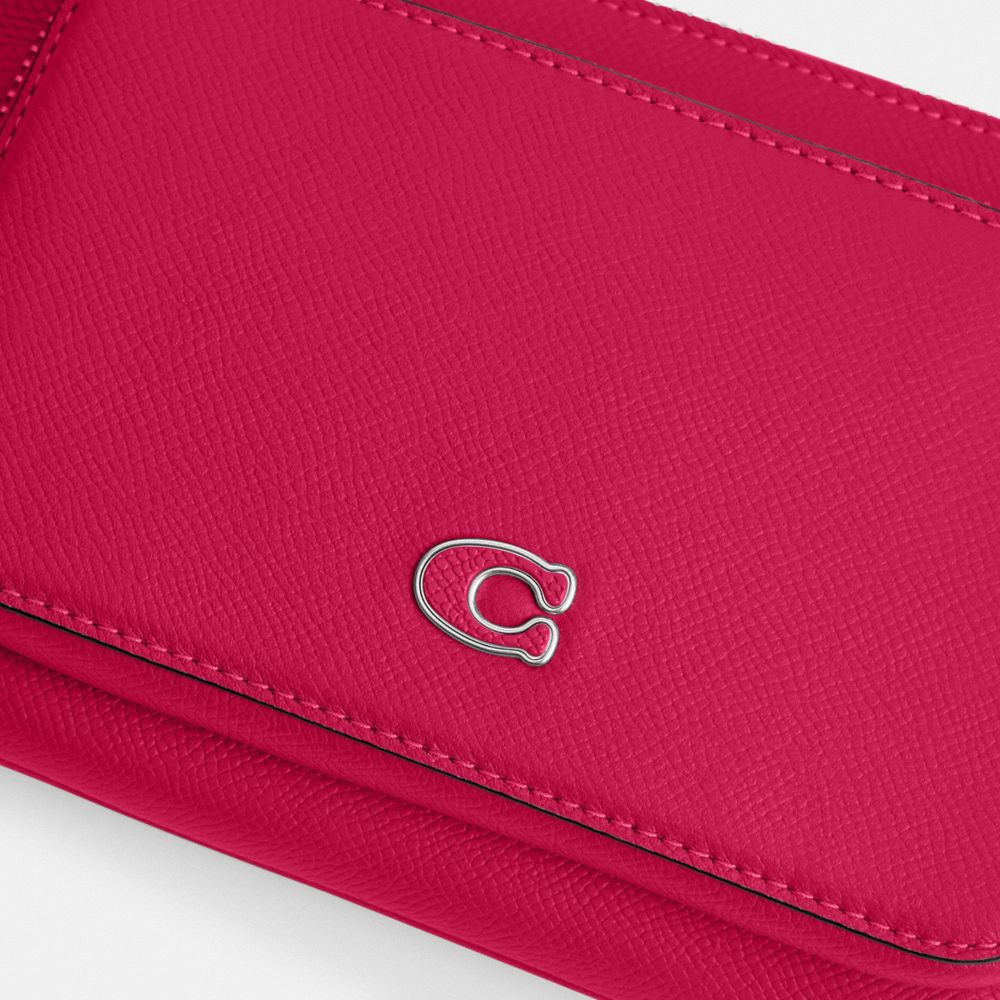 Coach Belt Bag With Signature Canvas Interior Detail Dragon Fruit | COH865189