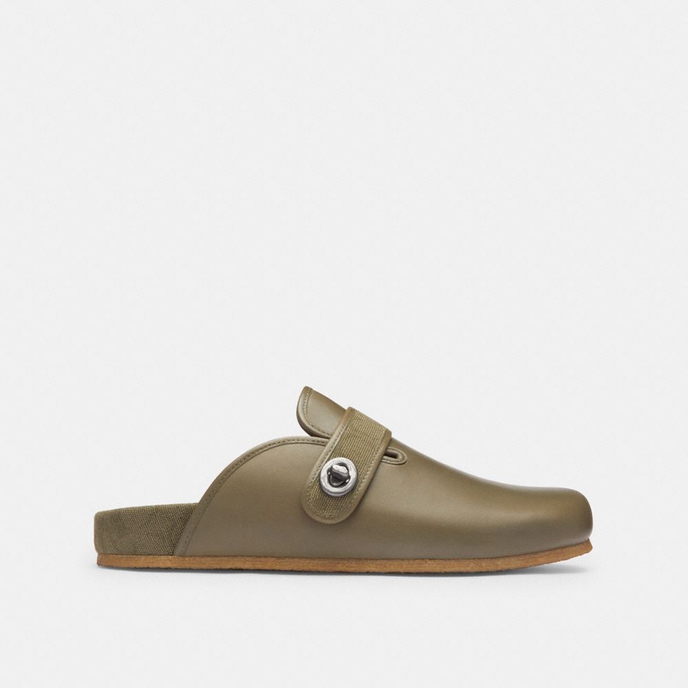 Coach Blake Clog With Signature Canvas Jacquard Army Green | COH866845