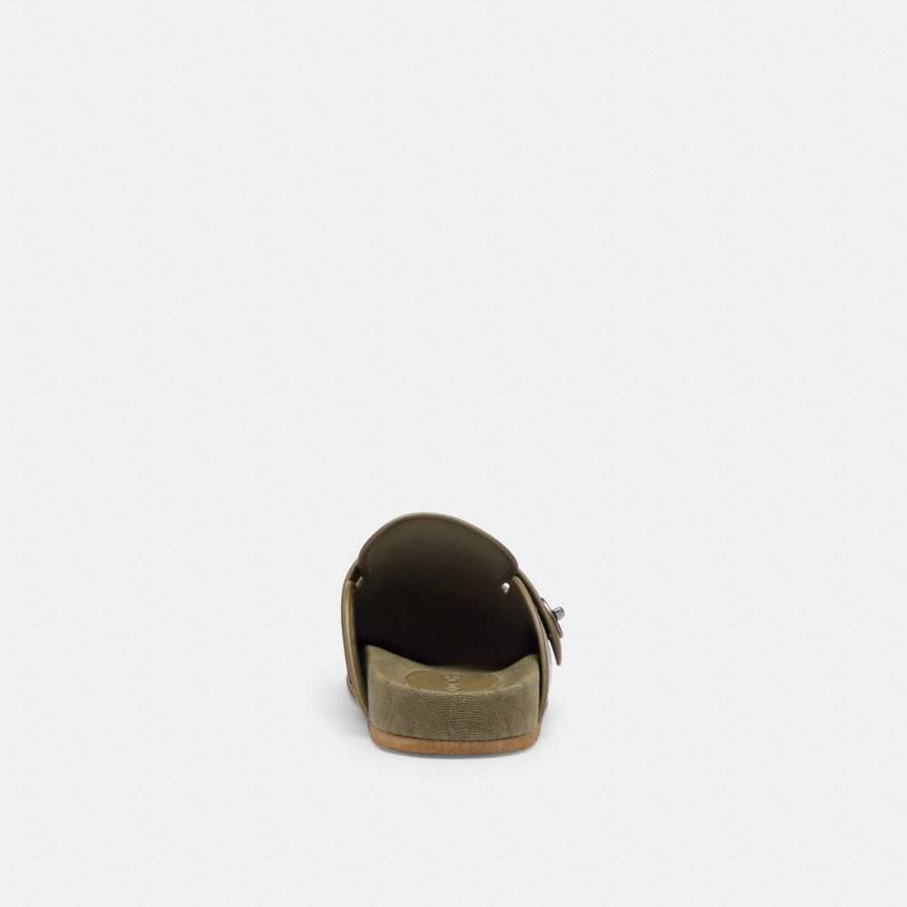 Coach Blake Clog With Signature Canvas Jacquard Army Green | COH866845