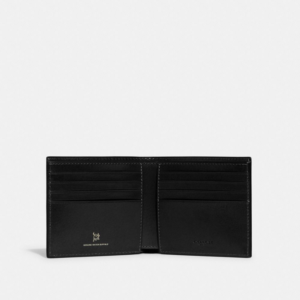 Coach Boxed Double Billfold Wallet Leather/Black | COH866693