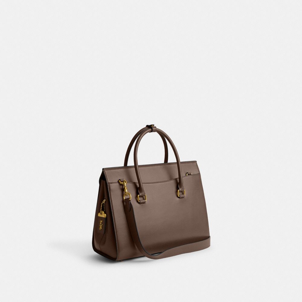 Coach Broome Carryall Bag 36 Brass/Dark Stone | COH865043