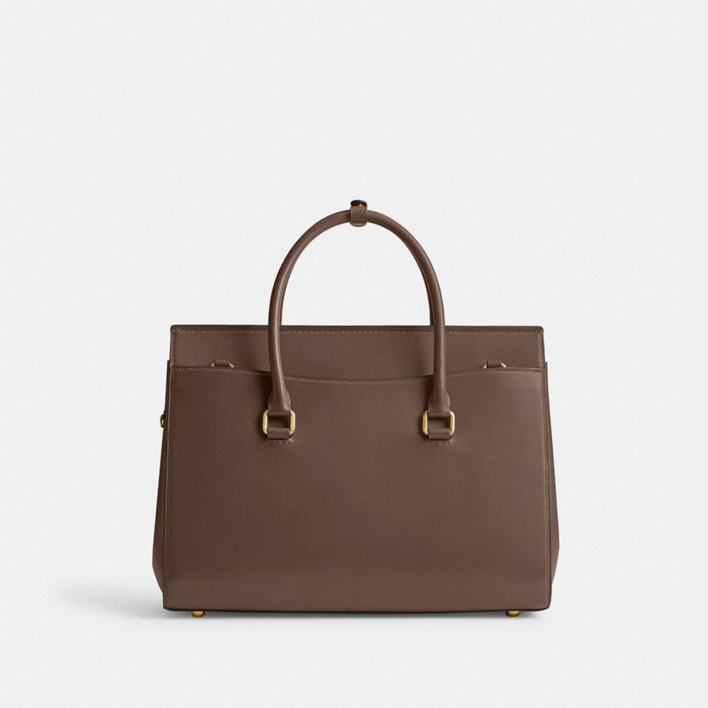 Coach Broome Carryall Bag 36 Brass/Dark Stone | COH865131