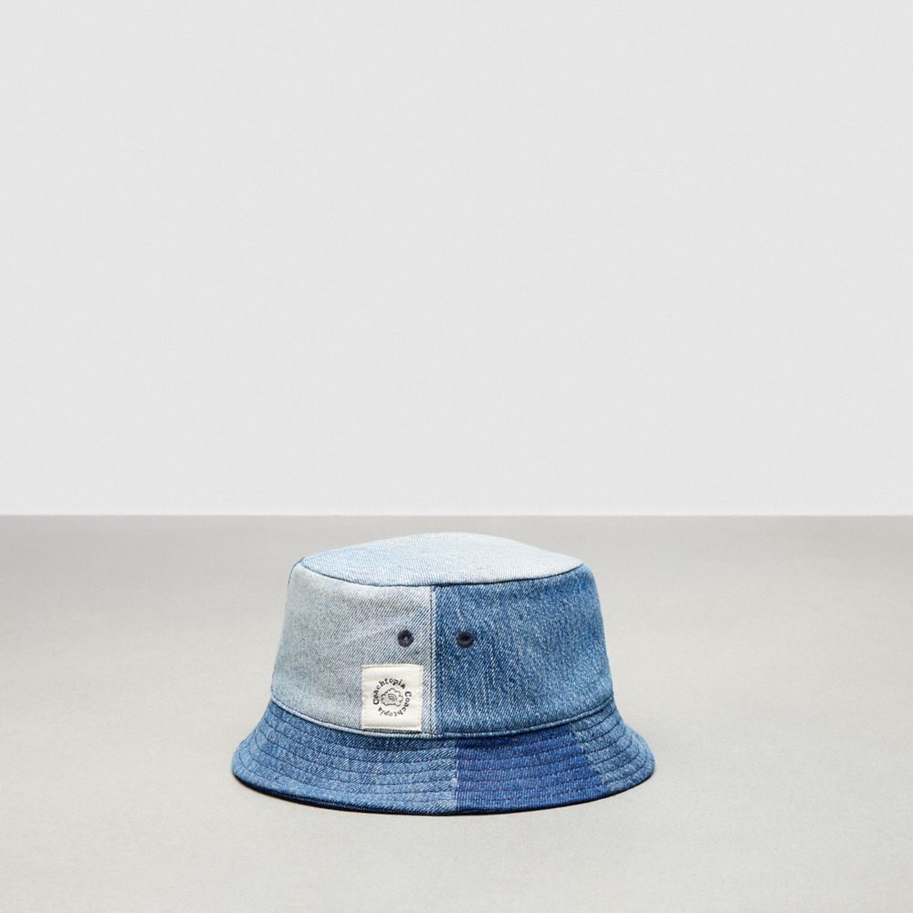 Coach Bucket Hat In Repurposed Denim Denim | COH867040