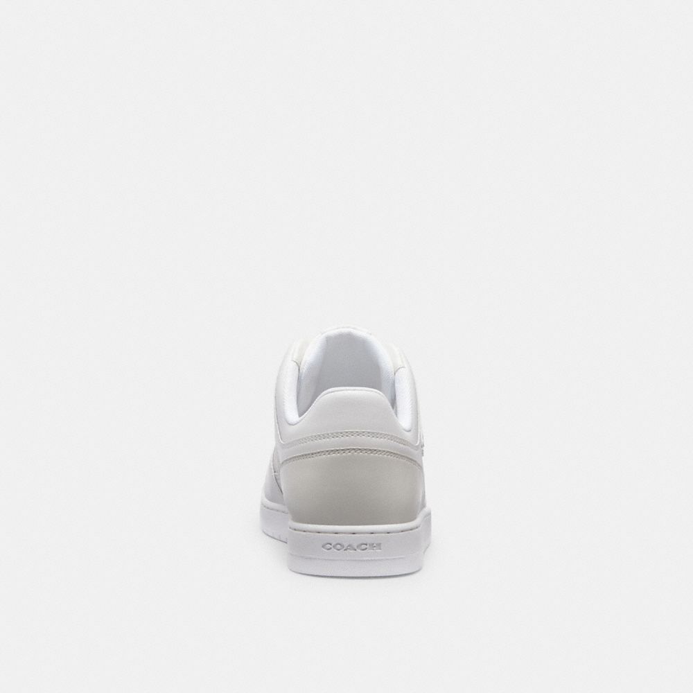 Coach C201 Low Top Sneaker In Signature Canvas Optic White | COH865816