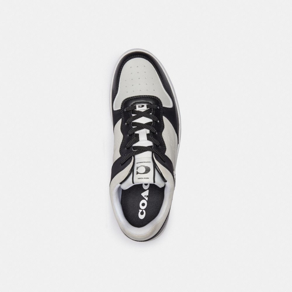 Coach C201 Sneaker Black/Light Grey | COH866806