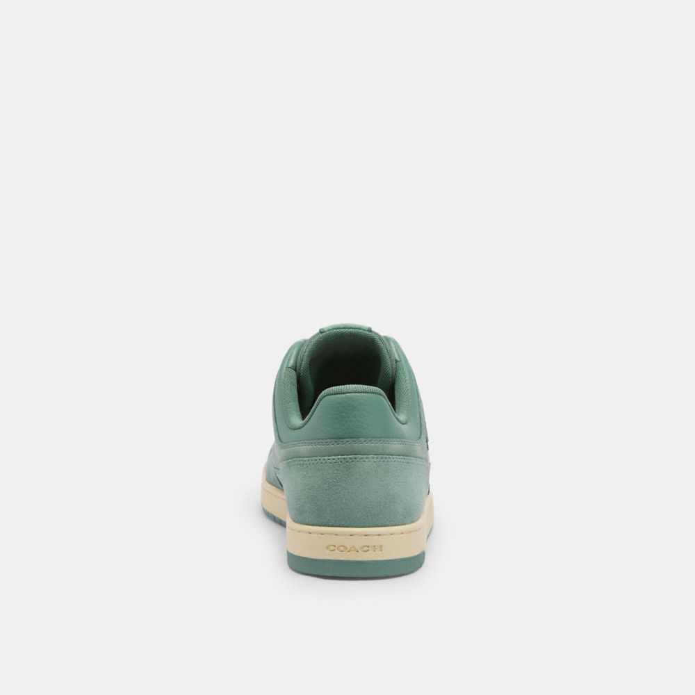 Coach C201 Sneaker In Signature Canvas Jacquard Aquamarine | COH866811