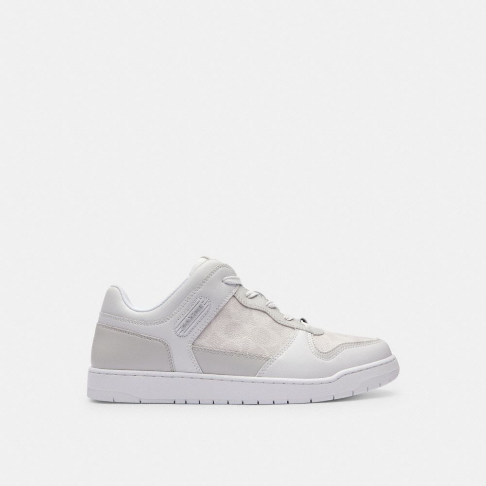 Coach C201 Sneaker In Signature Canvas Optic White | COH866786