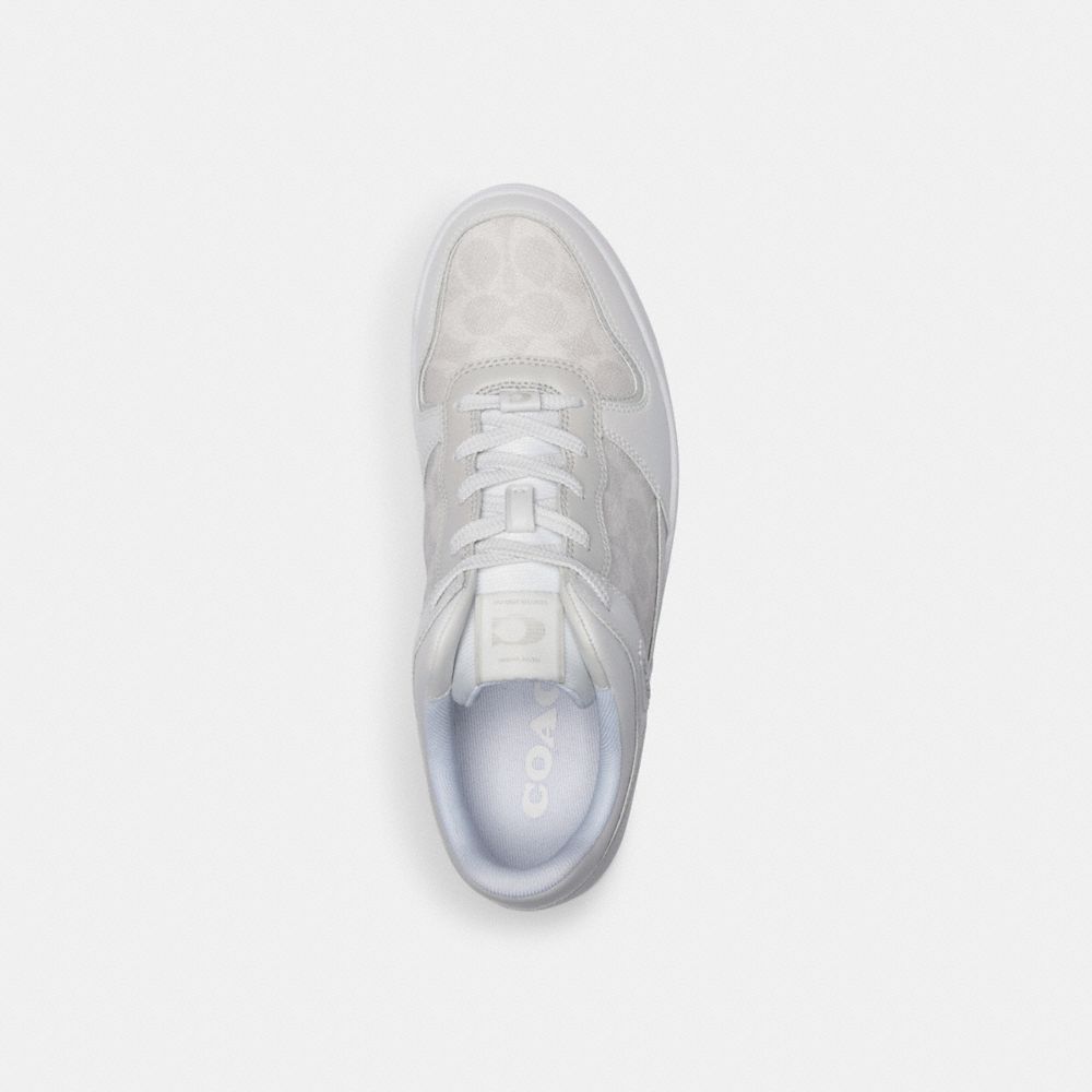 Coach C201 Sneaker In Signature Canvas Optic White | COH866786