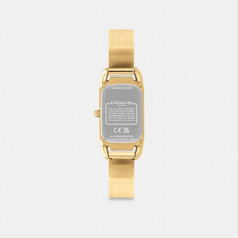 Coach Cadie Watch, 17.5 Mm X 28.5 Mm Gold | COH866265