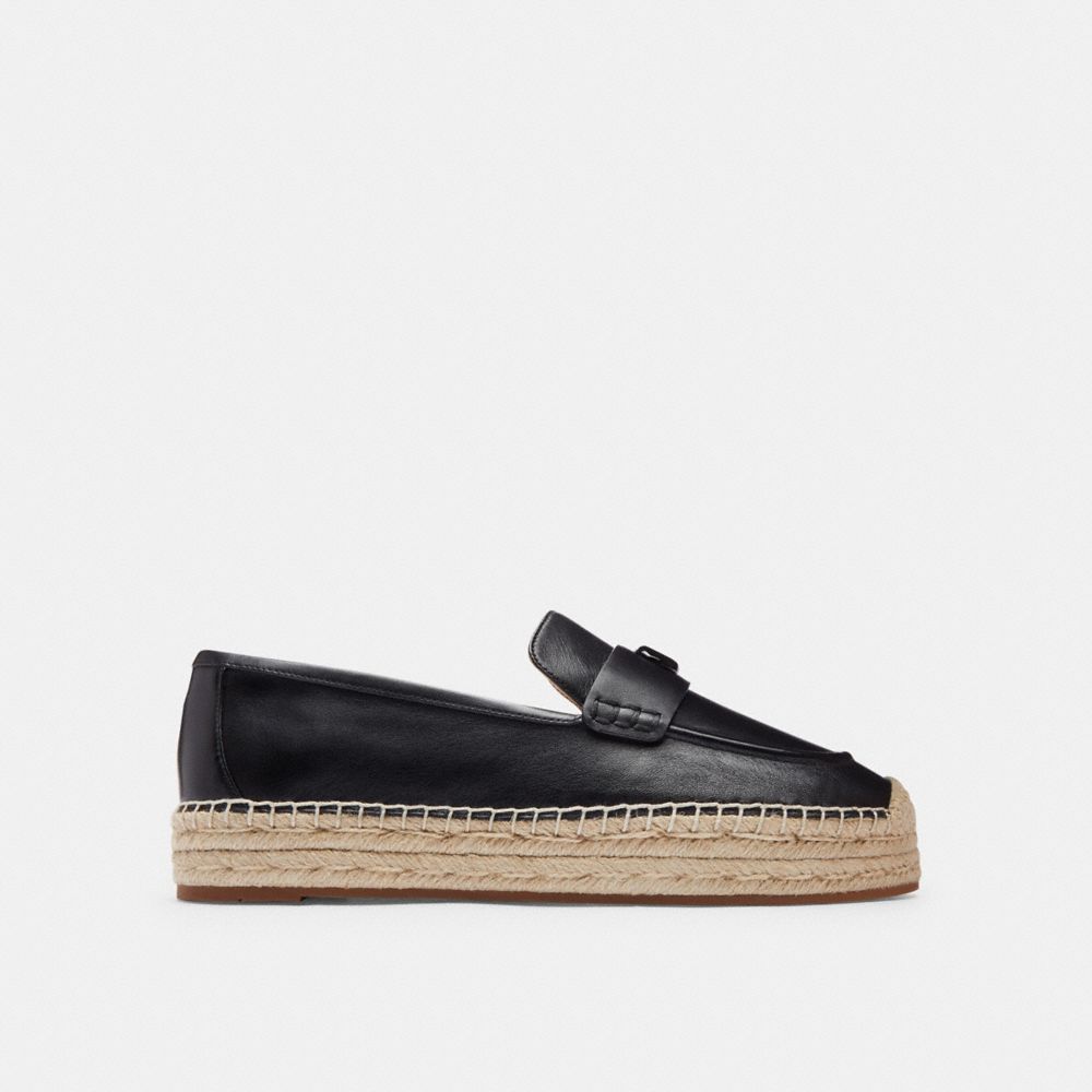 Coach Camilla Espadrille Black | COH865769