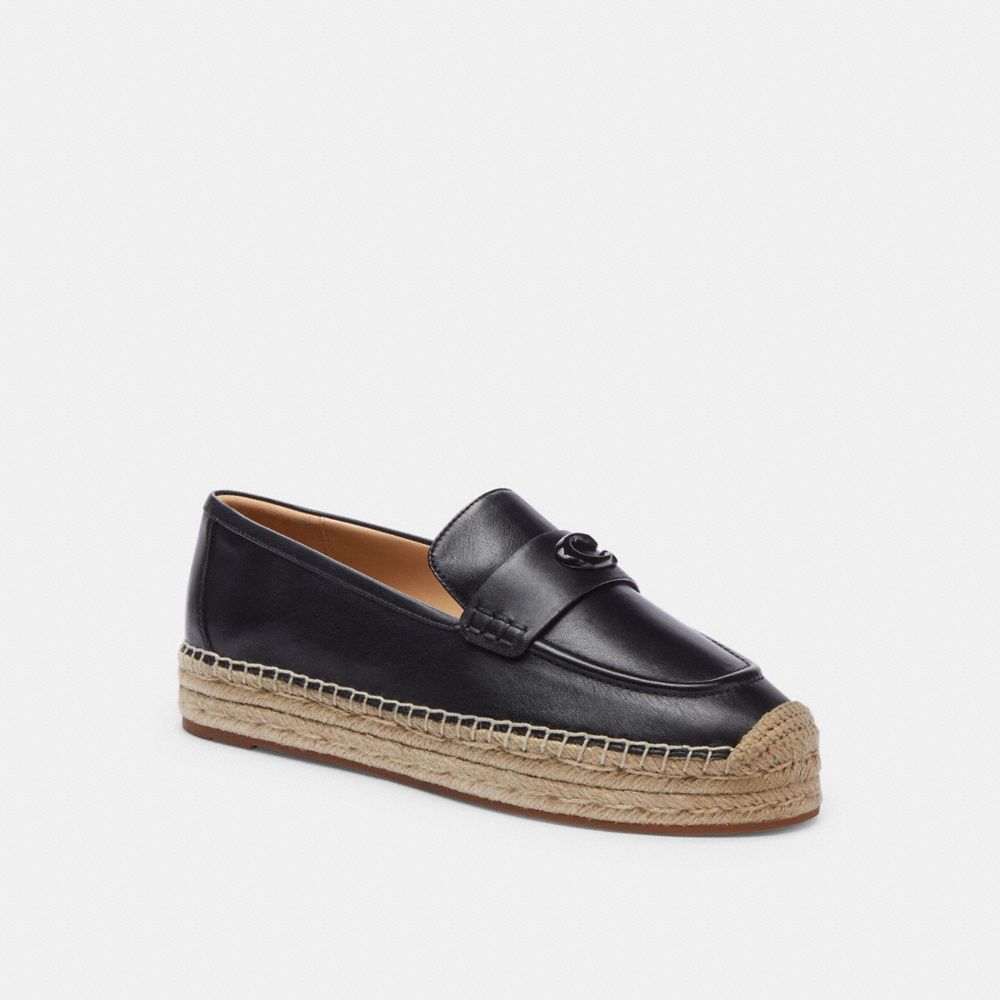 Coach Camilla Espadrille Black | COH865769