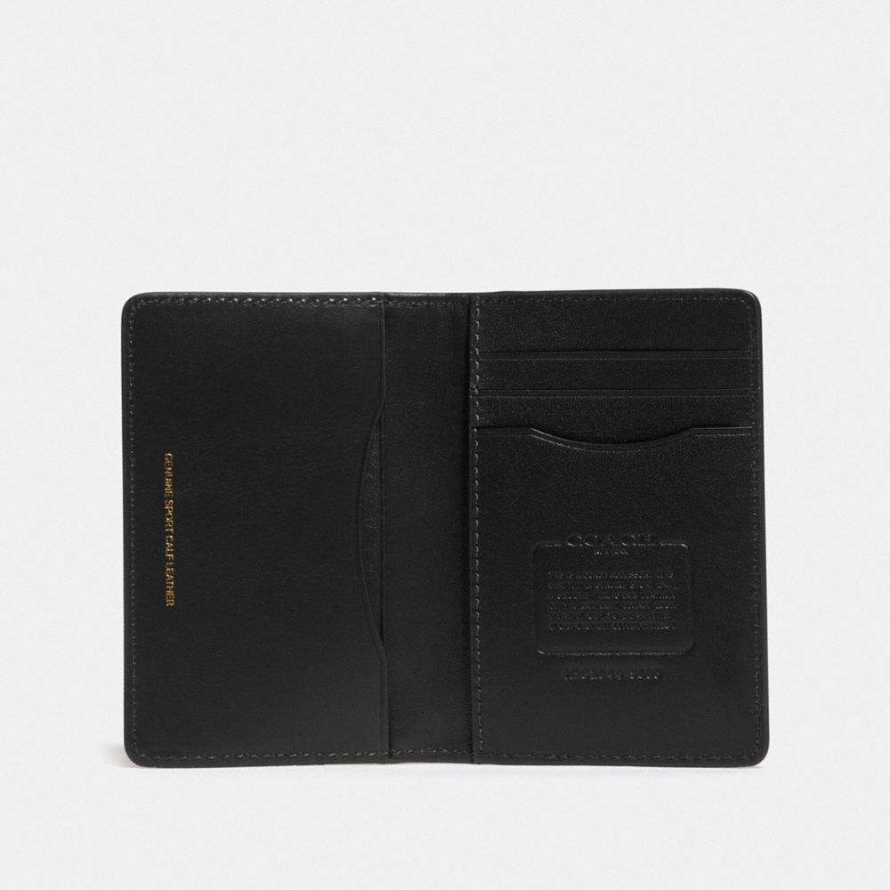 Coach Card Wallet Black | COH865664