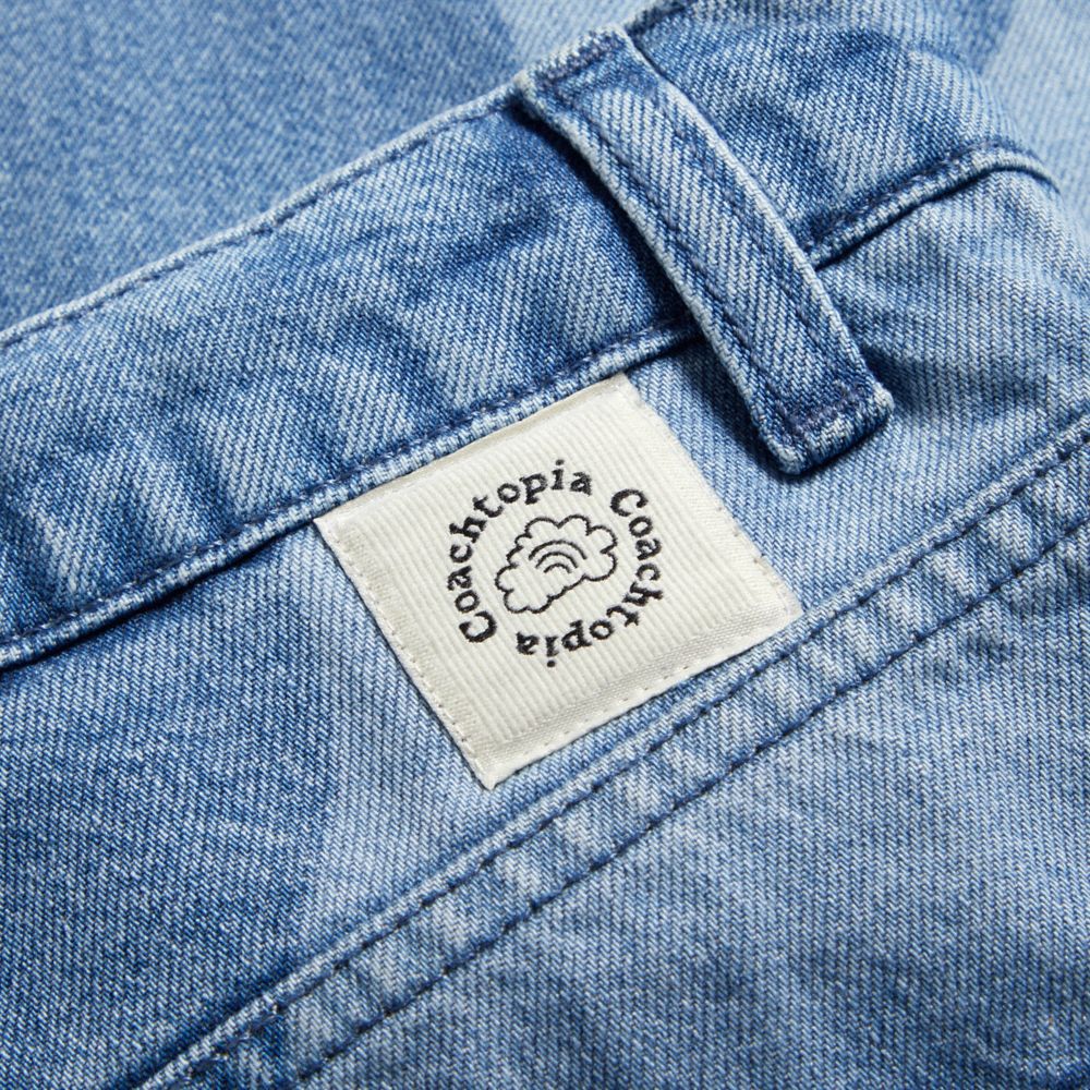 Coach Cargo Pants In Wavy Wash Denim | COH866939