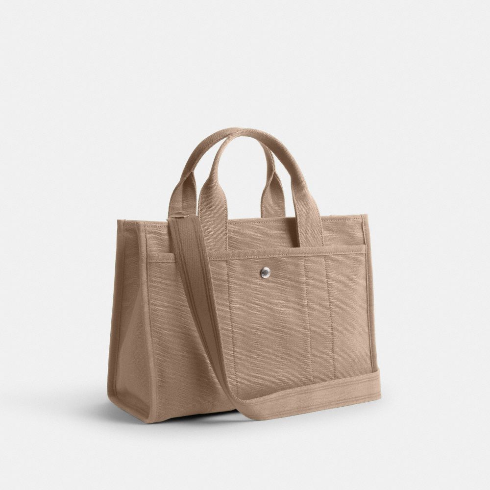 Coach Cargo Tote Canvas/Silver/Dark Natural | COH865055
