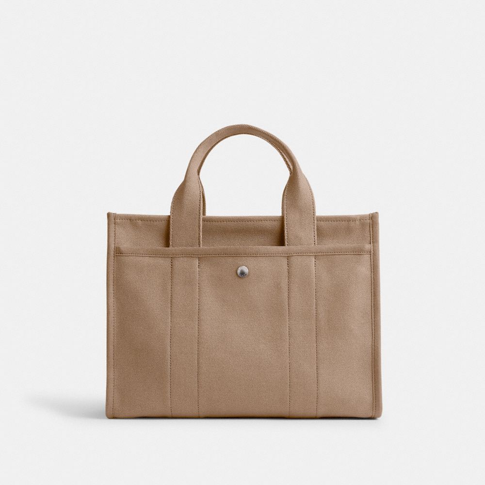Coach Cargo Tote Canvas/Silver/Dark Natural | COH865055