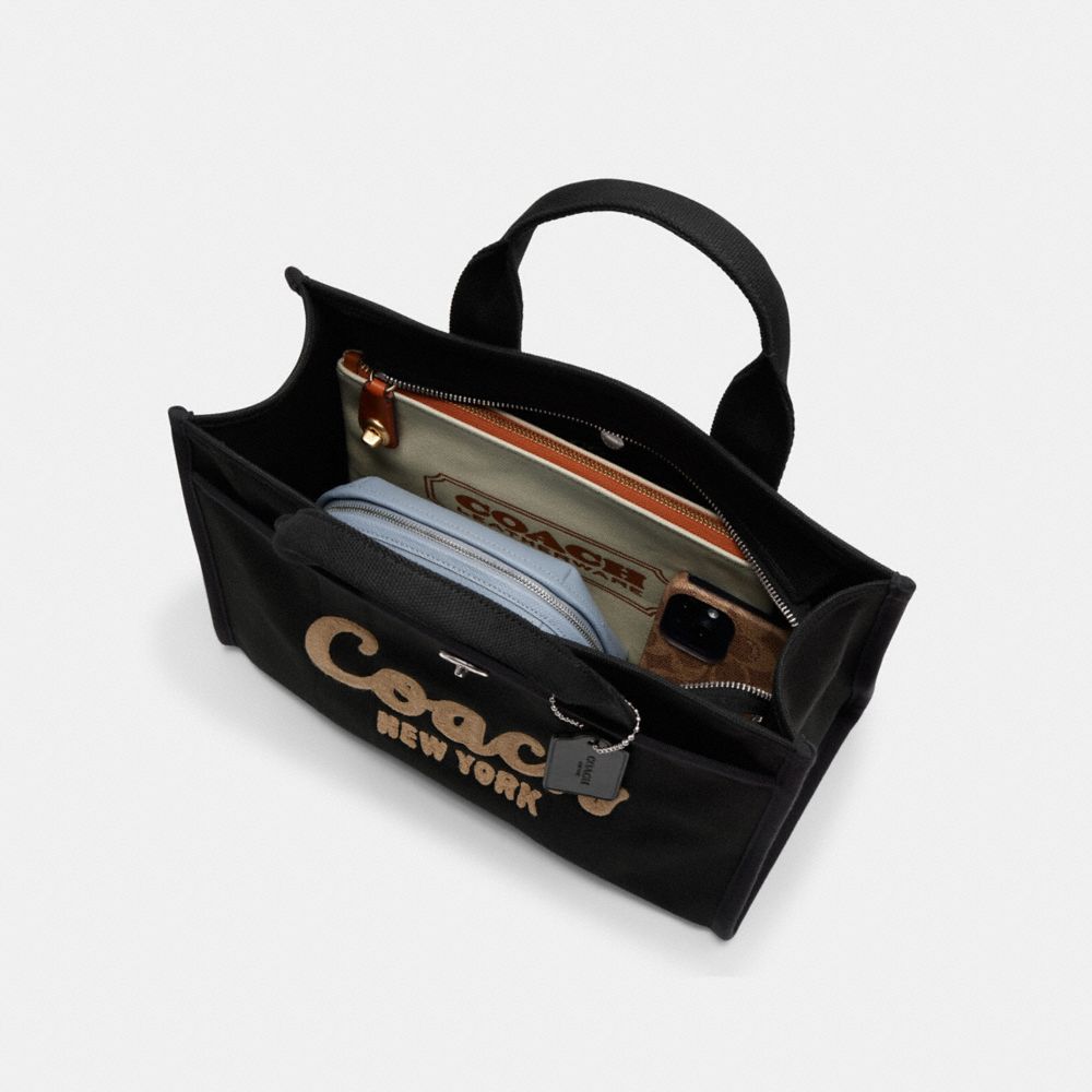Coach Cargo Tote Canvas/Silver/Dark Natural | COH865055