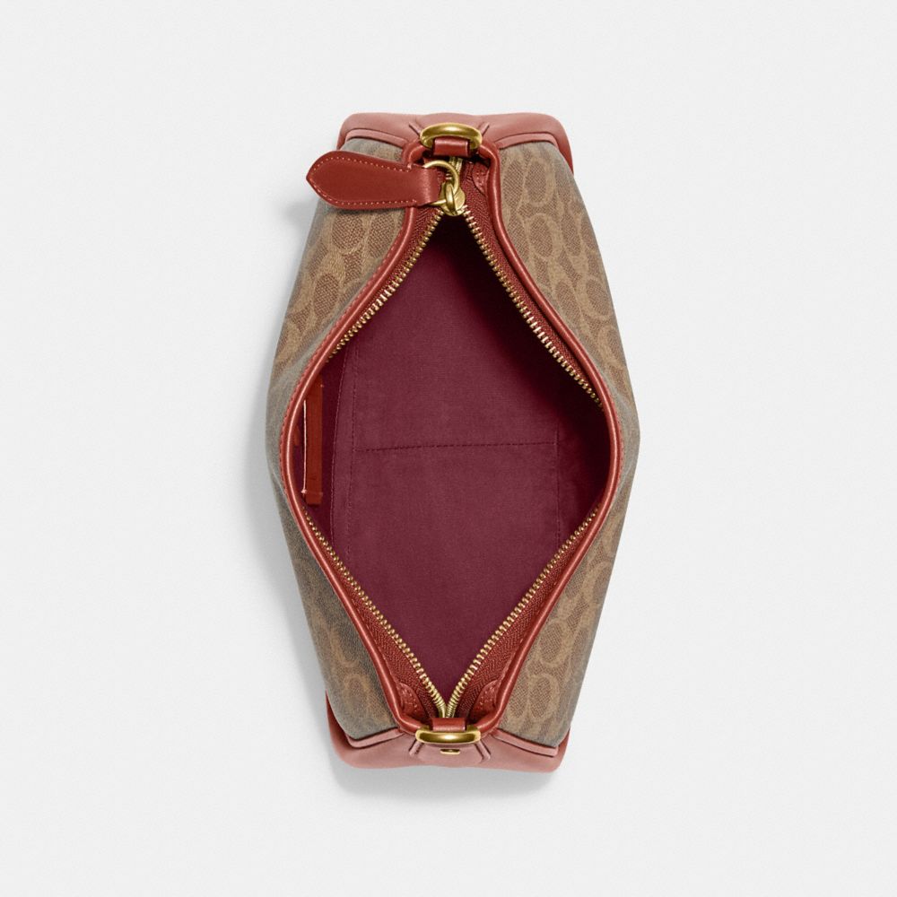Coach Cary Crossbody Bag In Signature Canvas Signature Coated Canvas/Brass/Tan/Rust | COH865354