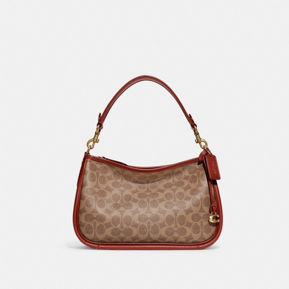 Coach Cary Crossbody Bag In Signature Canvas Signature Coated Canvas/Brass/Tan/Rust | COH865354