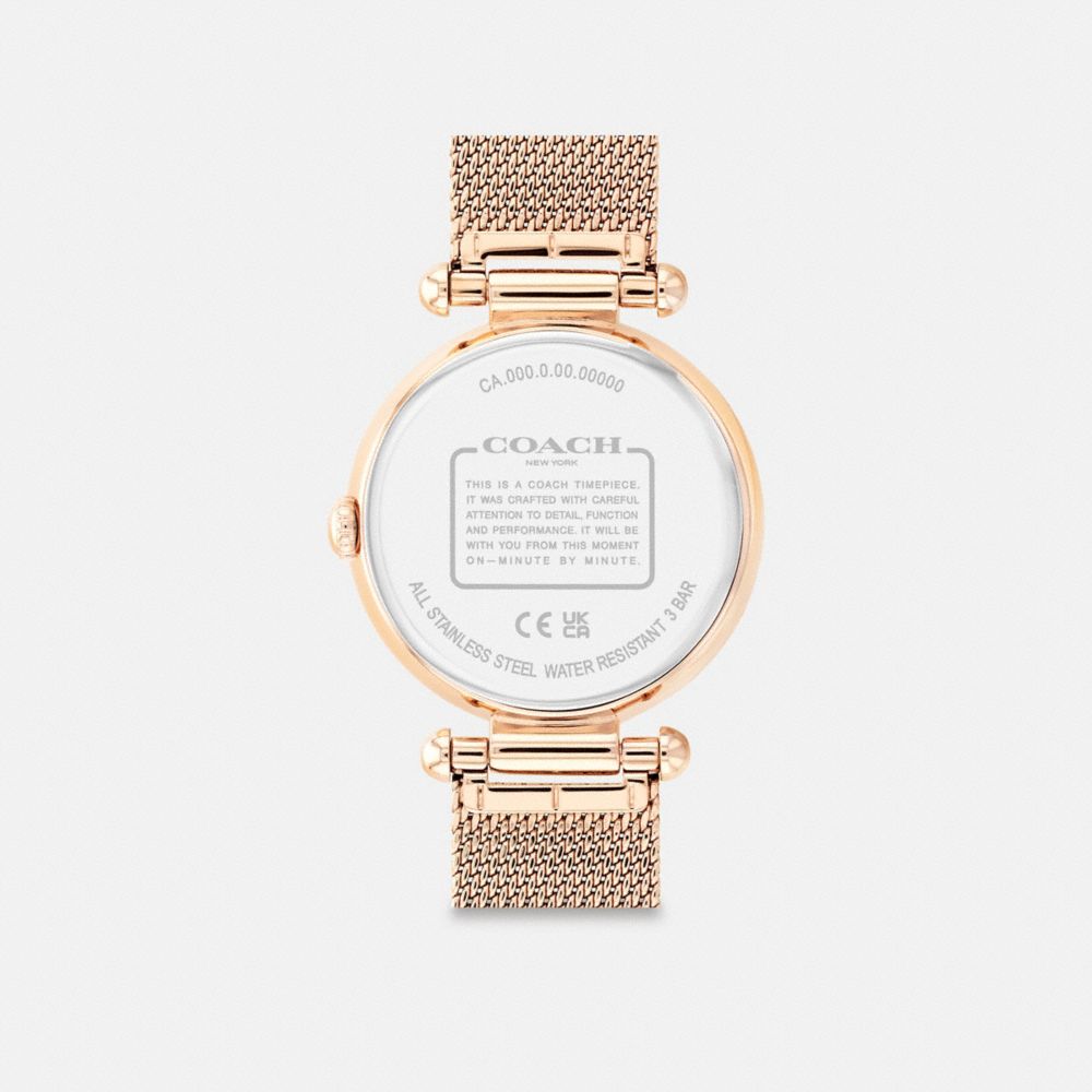 Coach Cary Watch, 34 Mm Rose Gold | COH866244
