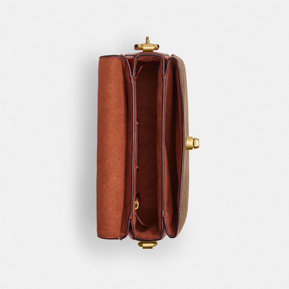 Coach Cassie Crossbody Bag 19 In Signature Canvas Coated Canvas/Brass/Tan/Rust | COH865386