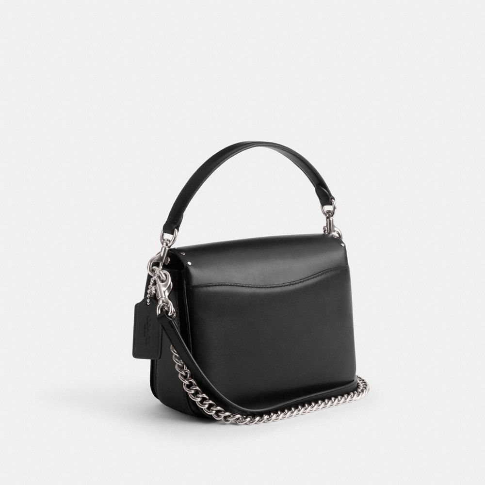 Coach Cassie Crossbody Bag 19 With Rivets Silver/Black | COH865388