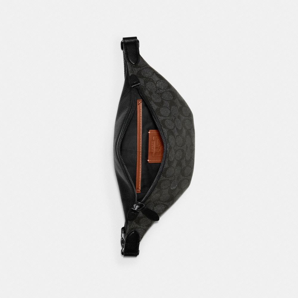 Coach Charter Belt Bag 7 In Signature Canvas Canvas/Charcoal | COH866689