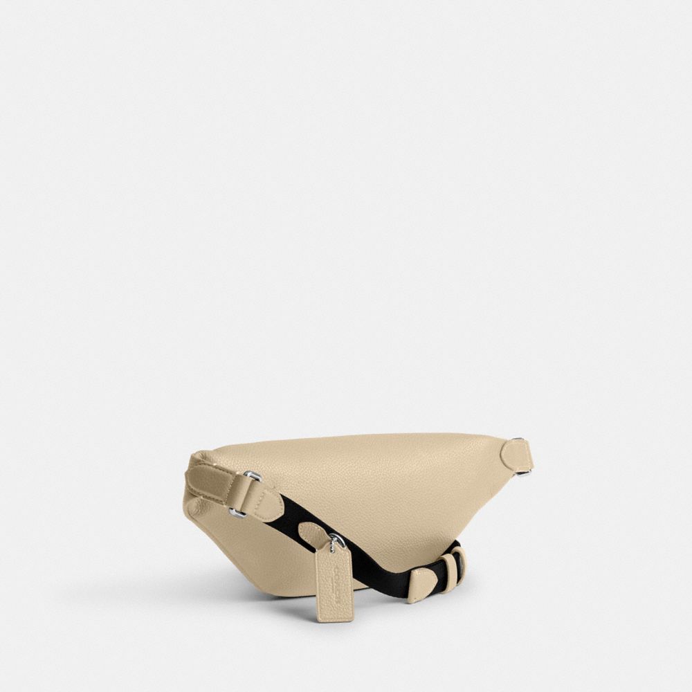 Coach Charter Belt Bag 7 Polished Pebble Leather/Ivory | COH865433