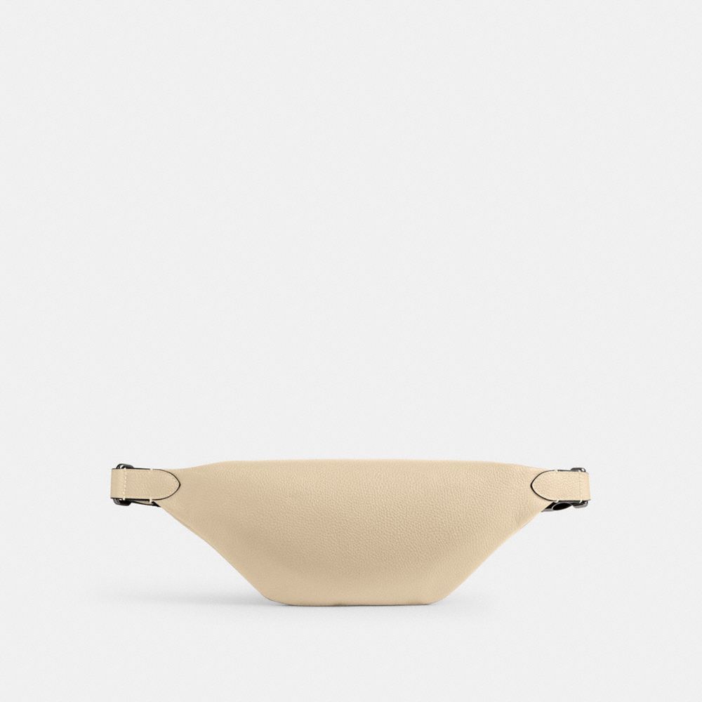 Coach Charter Belt Bag 7 Polished Pebble Leather/Ivory | COH865433