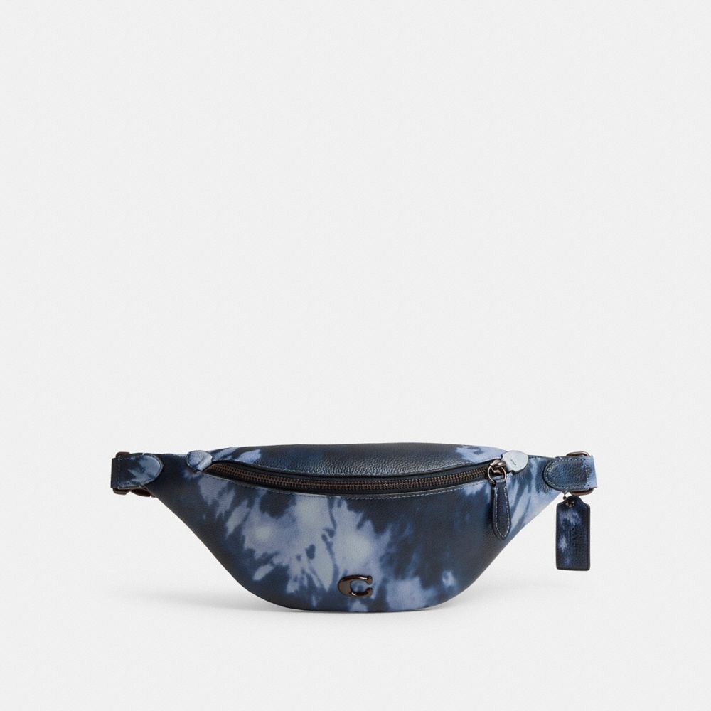 Coach Charter Belt Bag 7 With Tie Dye Print Midnight Navy Multi | COH866574