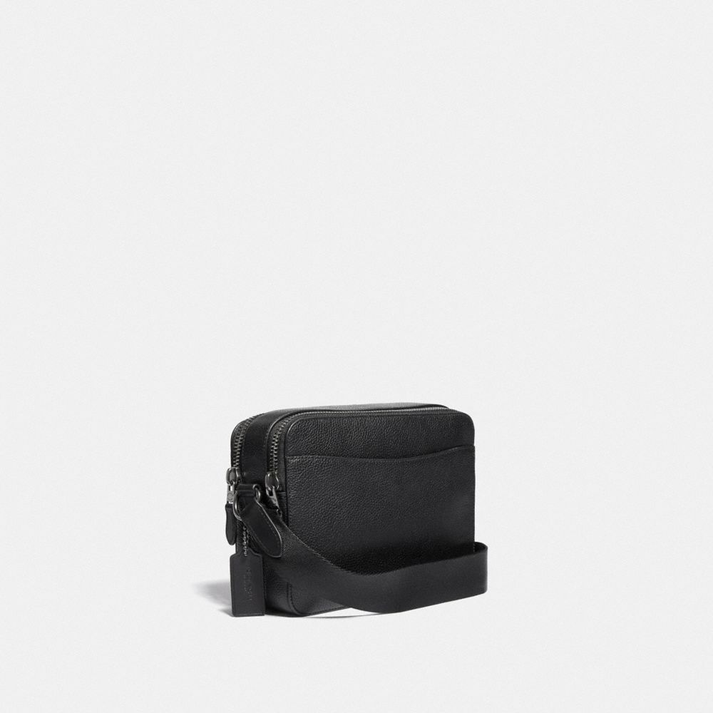 Coach Charter Crossbody Bag 24 Pebble Leather/Black Copper/Black | COH866596
