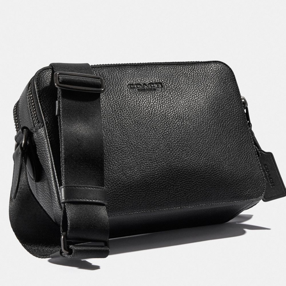 Coach Charter Crossbody Bag 24 Pebble Leather/Black Copper/Black | COH866596